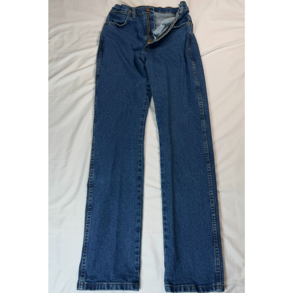 Vintage Wrangler Ladies Cowboy Cut Slim Fit 0x32 Jean Stonewash 112315294 - Picture 2 of 8